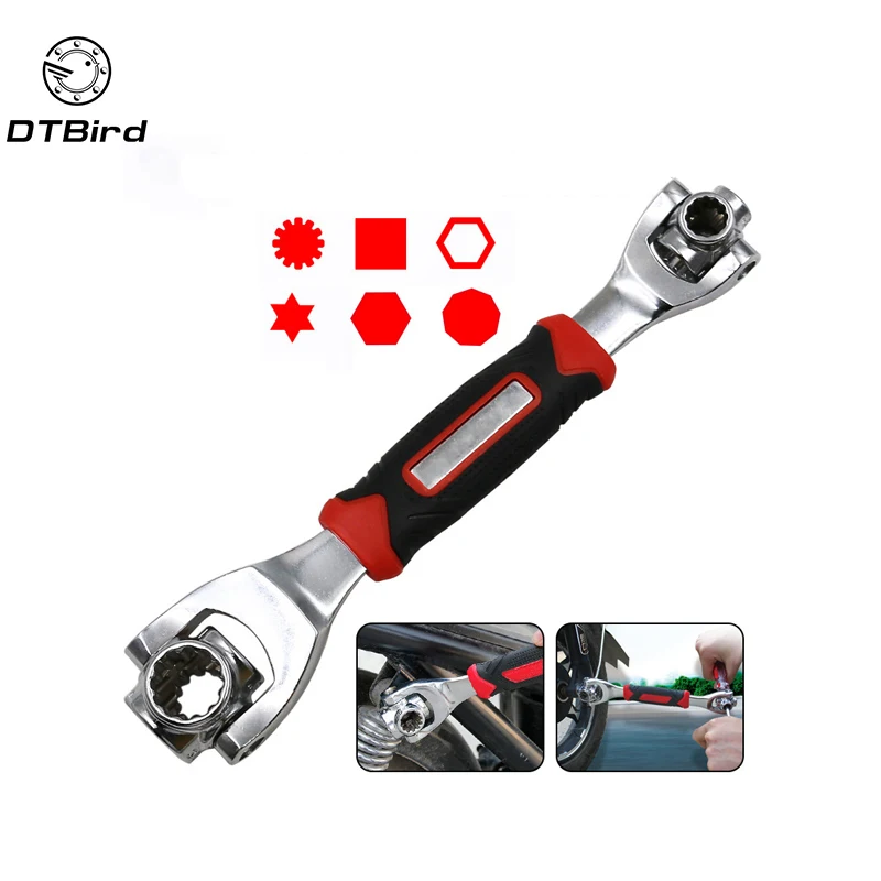 Многофункциональные 8 в 1 торцевой ключ инструмент с сплайном болты Torx 360 градусов