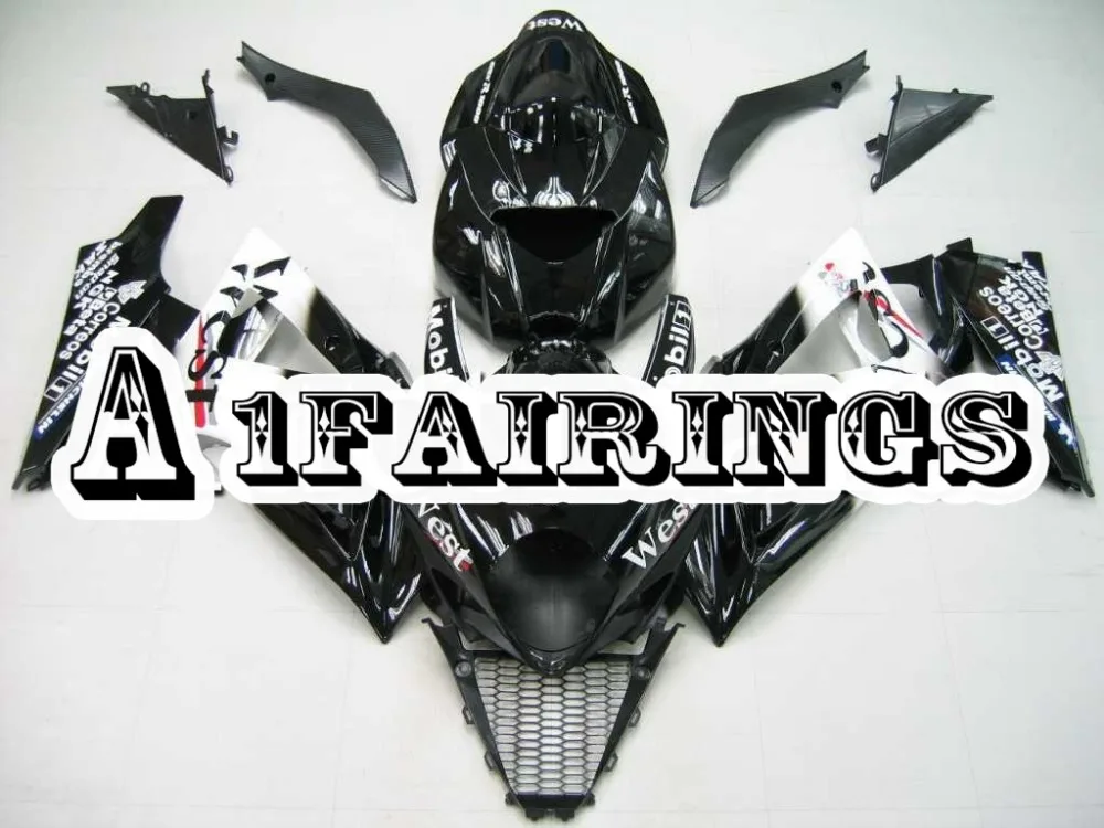 West черный полный ABS боди для Suzuki 2007 2008 GSXR1000 K7 07 08 Cowlings тела литья под давлением