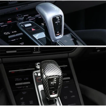 

Yimaautotrims Interior Refit Kit Fit For Porsche Cayenne 2018 2019 2020 Stalls Gearshift Head Knob Handle Cover Trim Accessories