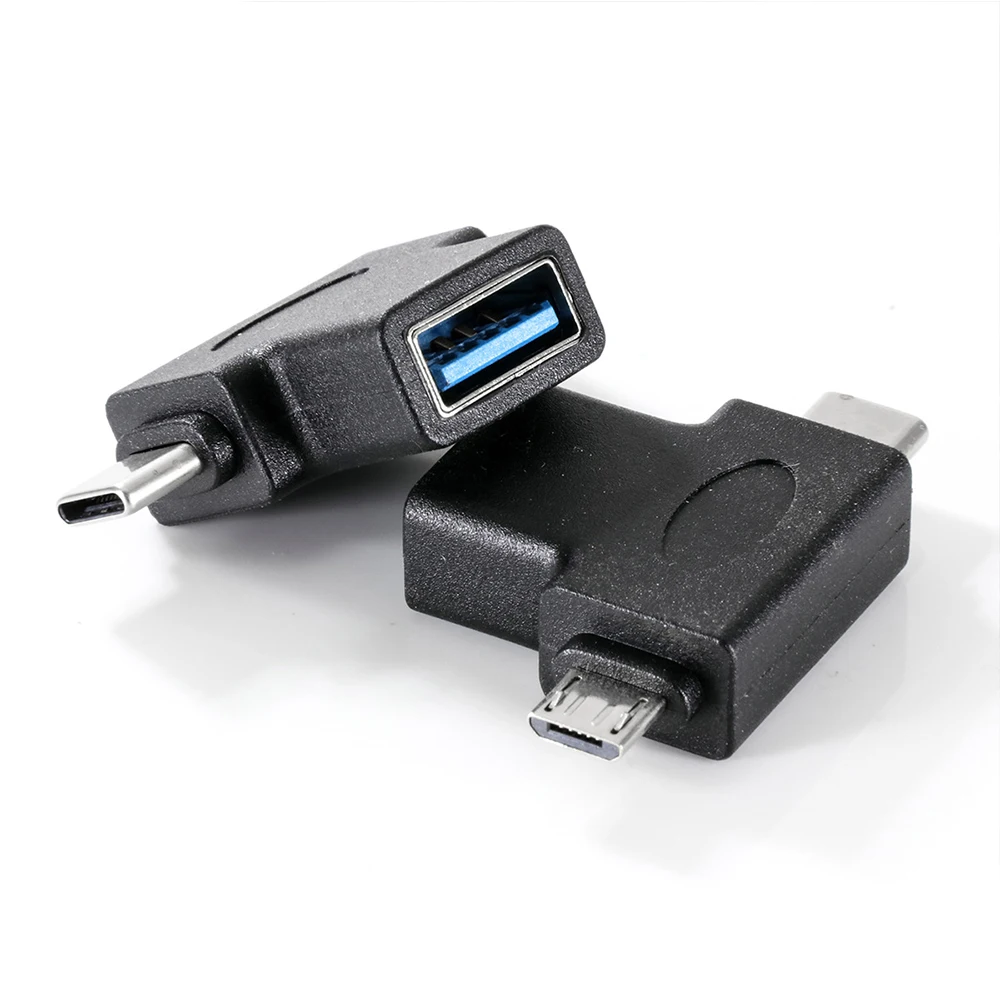 3 In 1 USB 3.0 Micro USB Type C Adapter Micro USB Type C Converter With