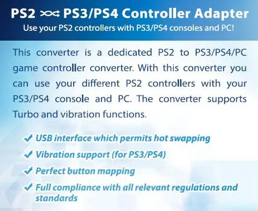 Брук Супер конвертер для PS2 для PS3 для PS4/PC джойстик игровой контроллер USB адаптер для logitech/для sony проводной контроллер