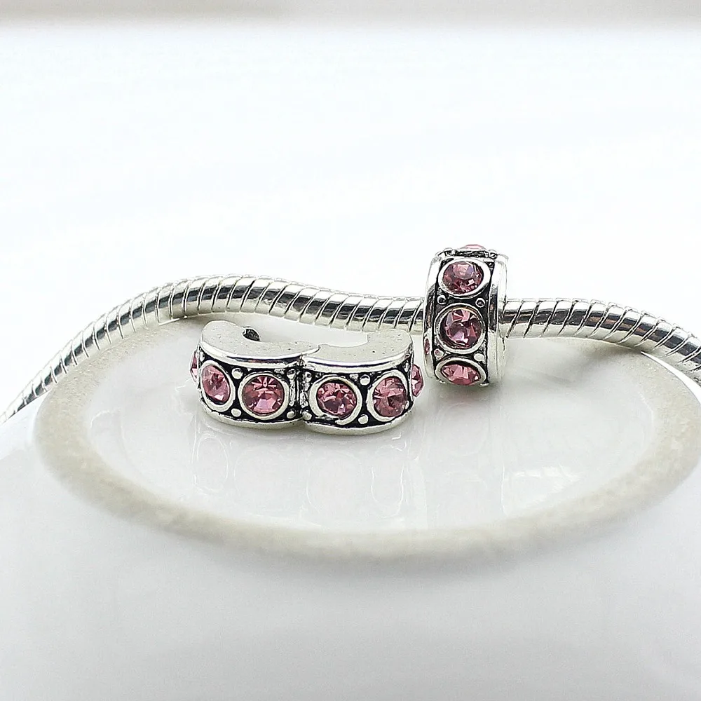 Safety Stopper Pave Cz Suitable For Style Bracelets Pandora Beads Safety Stopper Pave Cz Suitable For Style Bracelets Pandora Beads Jewelry Making Fit Charms Women Dgw In From Accessories