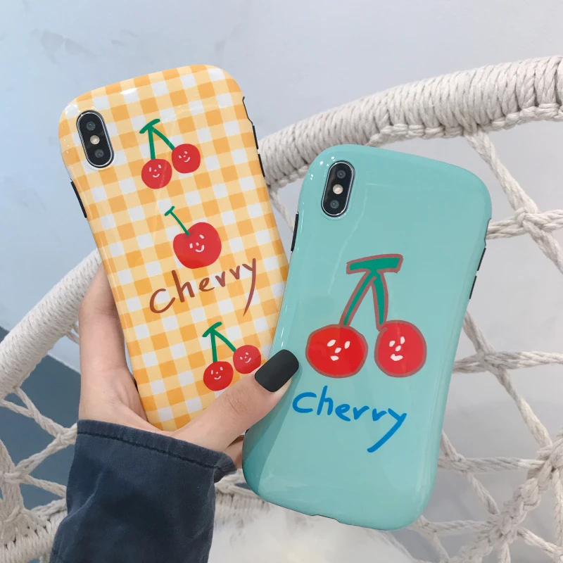 Для Iphone 6 7 8 S Plus X XR XS XSMAX Прекрасный Вишневый Дизайн чехол для мобильного телефона