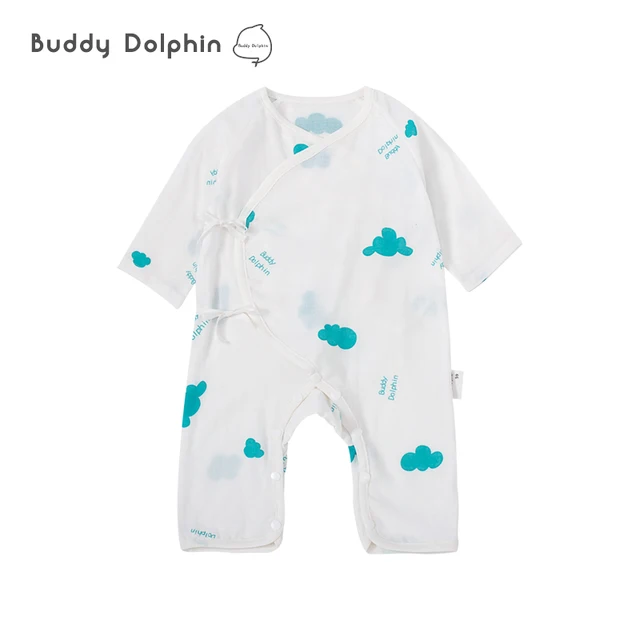 New Fabric 100 Muslin Cotton Clothes Baby Rompers Boys Girls