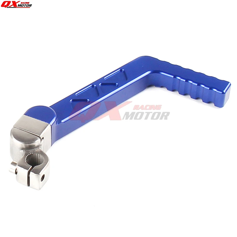 13 мм ЧПУ кованая педаль стартера синяя для CRF BBR KLX TTR 50 70cc 110cc 125cc ZS YX LF двигатель