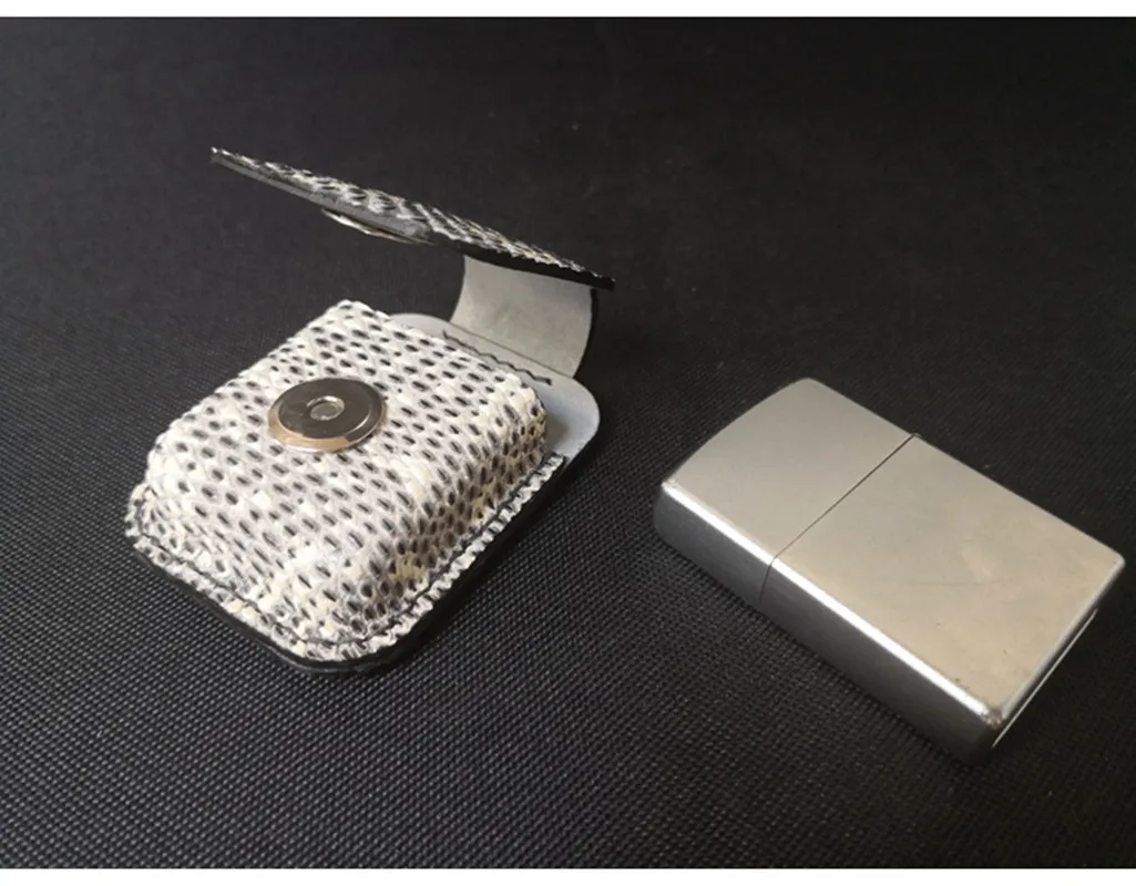 

Holster for Zippo Cigaret Lighter Protective Case Shaping Cold Compression Molding To Send Acrylic Template 75x53x25mm