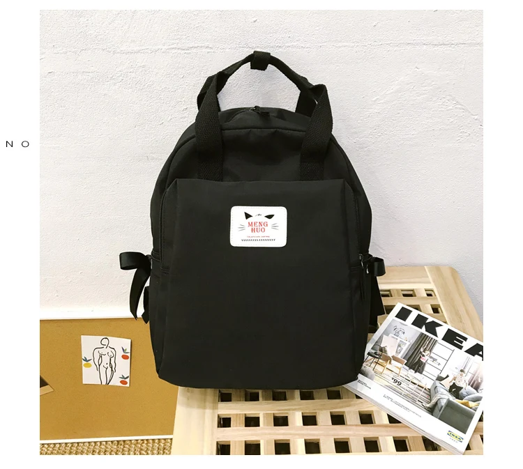 Menghuo Fashion Backpack Women Cute Bow Backpacks for Teenager Girls School Bags Mochilas Feminina Rucksack Mochilas Mujer 2018_35_19