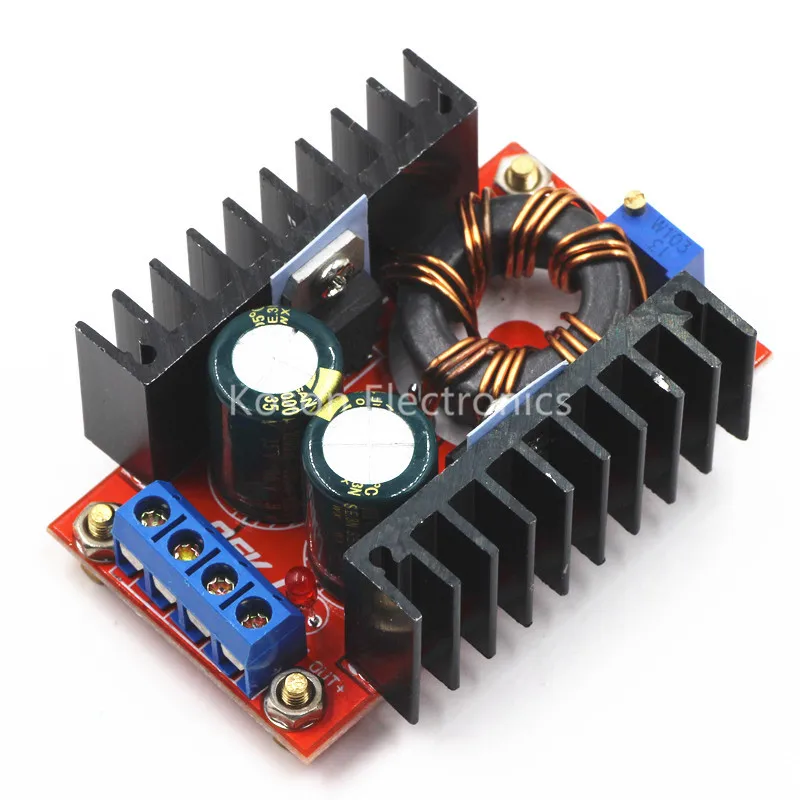 150 Вт повышающий преобразователь DC-DC 10-32 12-В 35 в шаг вверх Напряжение зарядное устройство модуль