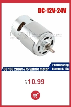 Free shipping 500w Air cooled spindle Motor +13pcs ER11 chuck + 52mm clamps + Power Supply speed governo tool holder