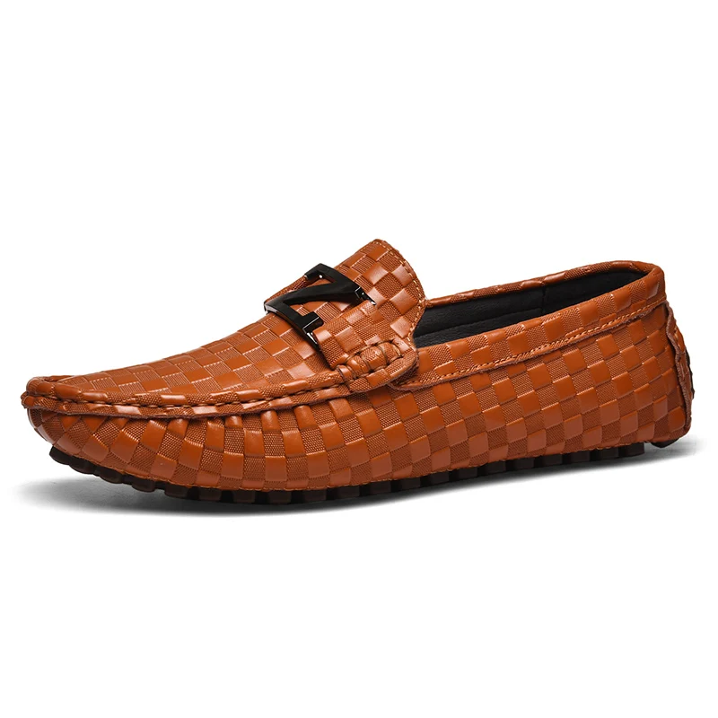 

Men's moccasin men's peas shoes,Spring and summer new casual shoes Pure hand sewing Casual loafers Light flat shoes *1718