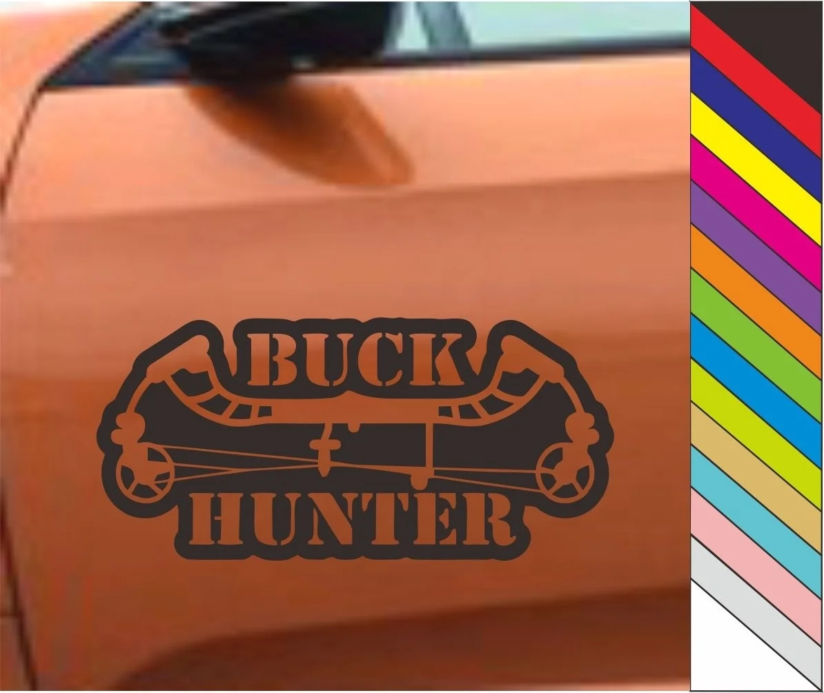 Bowhunter Decal bow hunt deer buck window sticker Waterproof 21x10cm | Игрушки и хобби