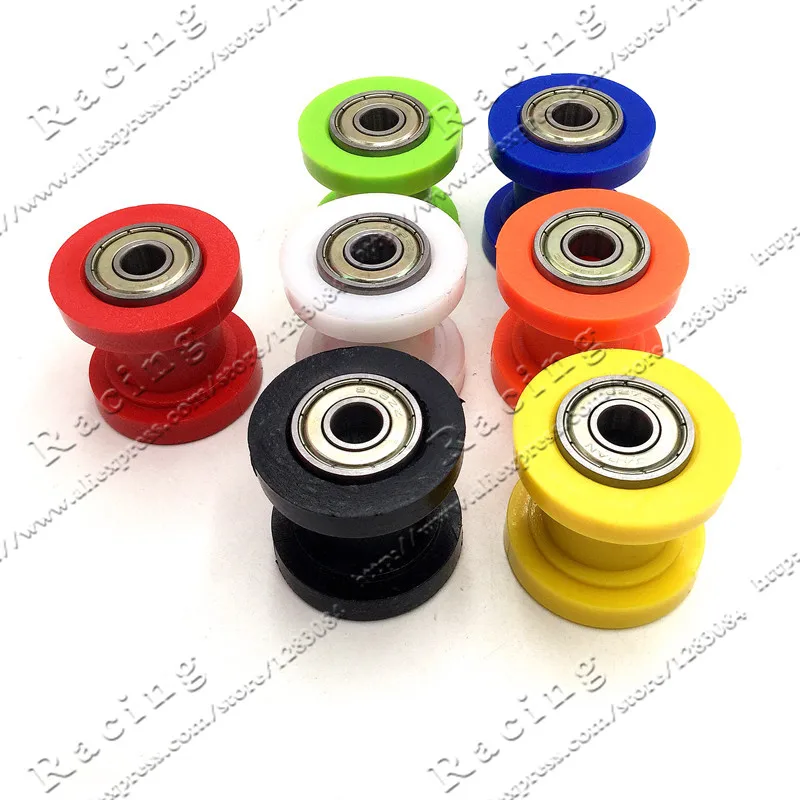 2 шт. натяжитель цепи 8 мм 10 мм|tension wheel|dirt bike guidechain roller |