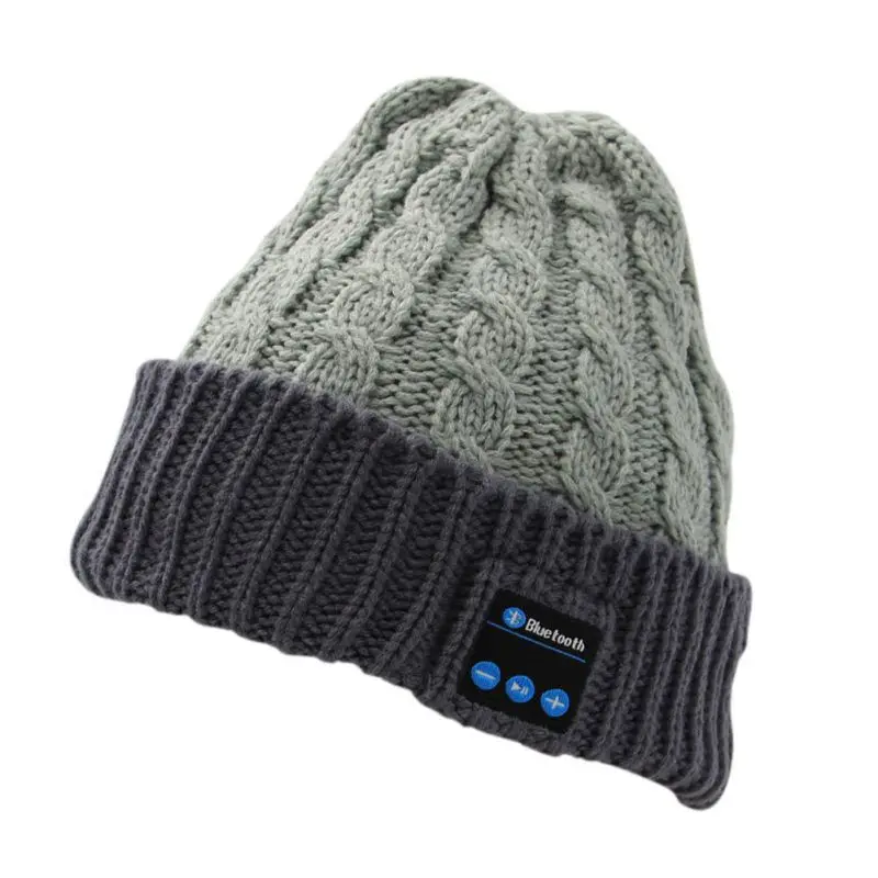 Взрослых Беспроводной Bluetooth наушники музыка шапки теплые шапочки зимняя шапка с Динамик микрофоном для смартфонов