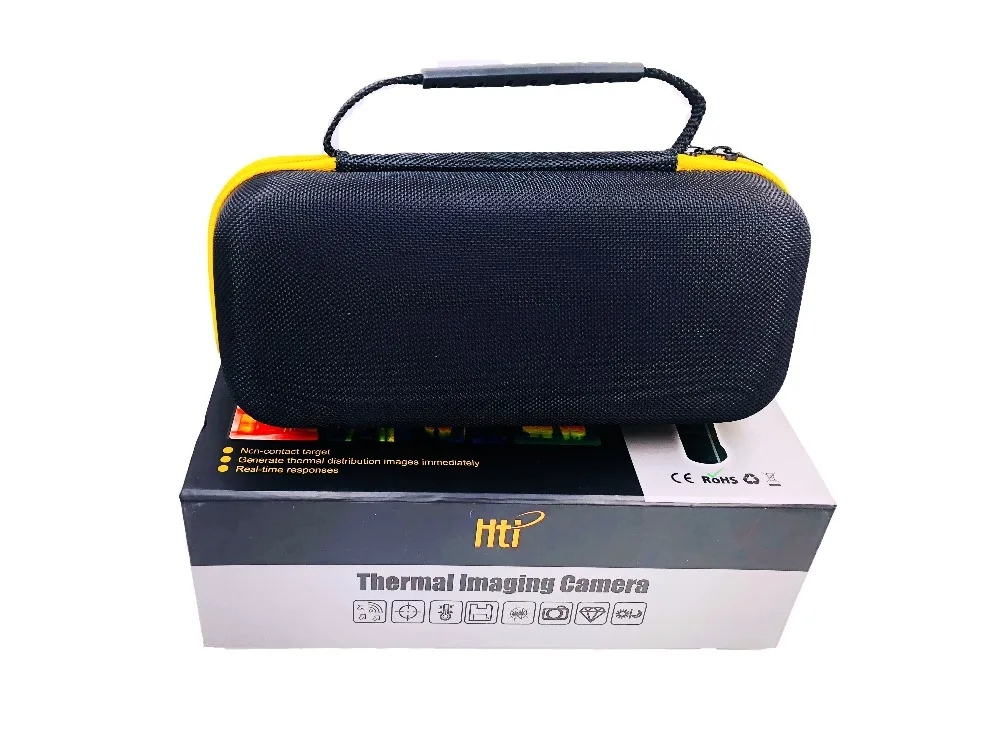 HT-04 IR Digital Thermal Imager Camera 2.4inch Handheld Infrared Thermometer 220x160 Resolution with 4G SD Card