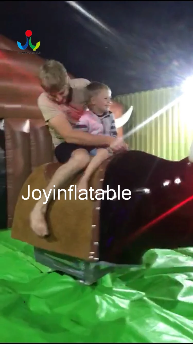 55M  Inflatable Mechanical Bull Riding with Inflatable Safe Mat Around 11