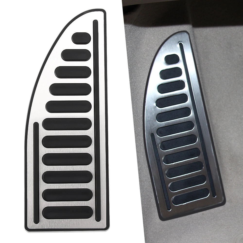 

Car styling, No Drill and Non Slip Footrest Pedal Pad Sticker For Ford Focus 2 focus 3 Focus 4 Fiesta Mondeo Fusion Kuga Escape