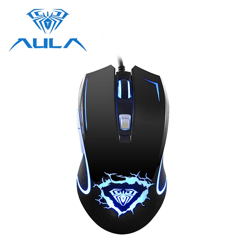 AULA Проводная игровая мышь USB 6 клавиш 3500 dpi регулируемая профессиональная эргономичная мышь для ноутбука настольного ПК геймера# SI9011