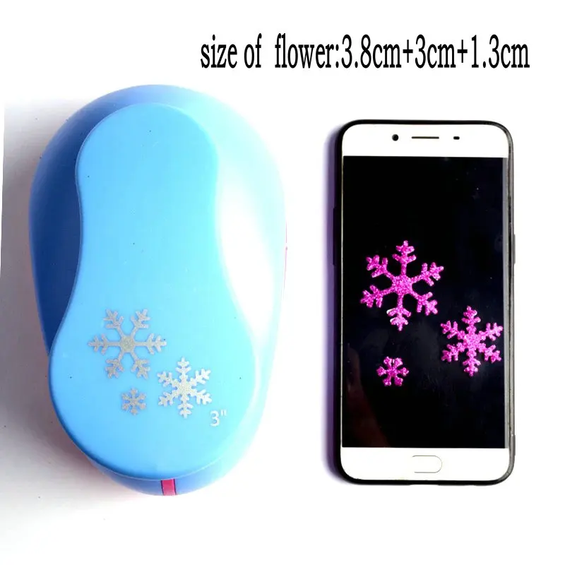 

1.5cm-7.2cm snowflake shape craft punch paper punches scrapbooking puncher DIY handmade paper cutter foam punch EVA punch flower