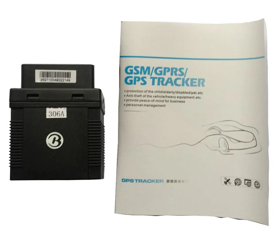 GPS Tracker TK306A Vehicle GSM Locator Coban GPS306A Plug & play OBD2 II Tracking Device Locate & Manage OBD Car via SMS or GPR-5