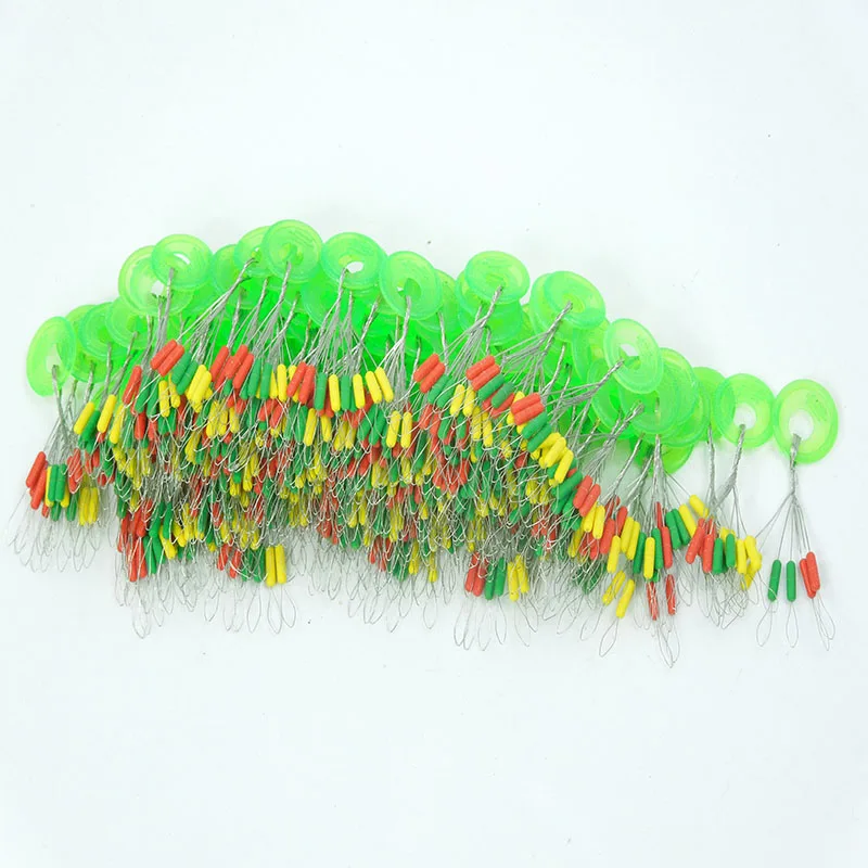 

570 pieces/pack,Colorful fishing space beans,best elastic soft rubber,size Small Medium Large