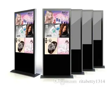 

42 inch 65 inch LED industrial FULL HD vertical screen floor-stand advertising player price negtiation