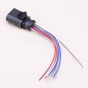 

DWCX 8 Pin 1J0973814 Plastic Plug Connector Pigtail Contact Housing Socket Fit for VW Audi Skoda Seat