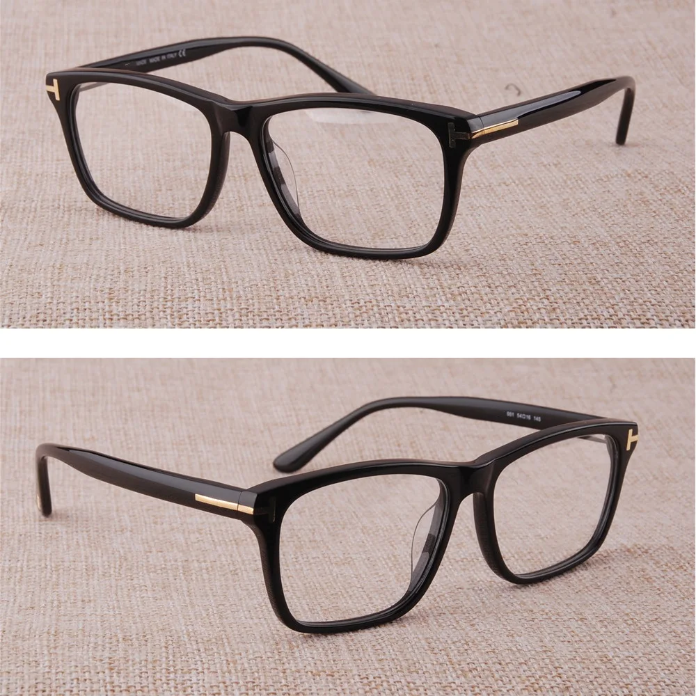 

Cubojue Acetate eyeglasses frame men women spring hinge glasses lunisex fashionprescription spectacles clear lens brand luxury
