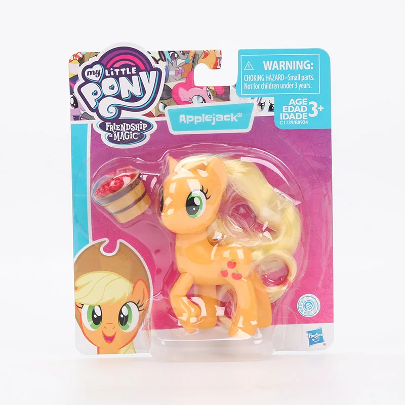 Игрушки My Little Pony, коллекционные экшен-фигурки из ПВХ, персонажи мультсериала «Дружба — это чудо» — пони Радуга Дэш, Пинки Пай, Лира Хартстрингс, Рарити - Цвет: brown