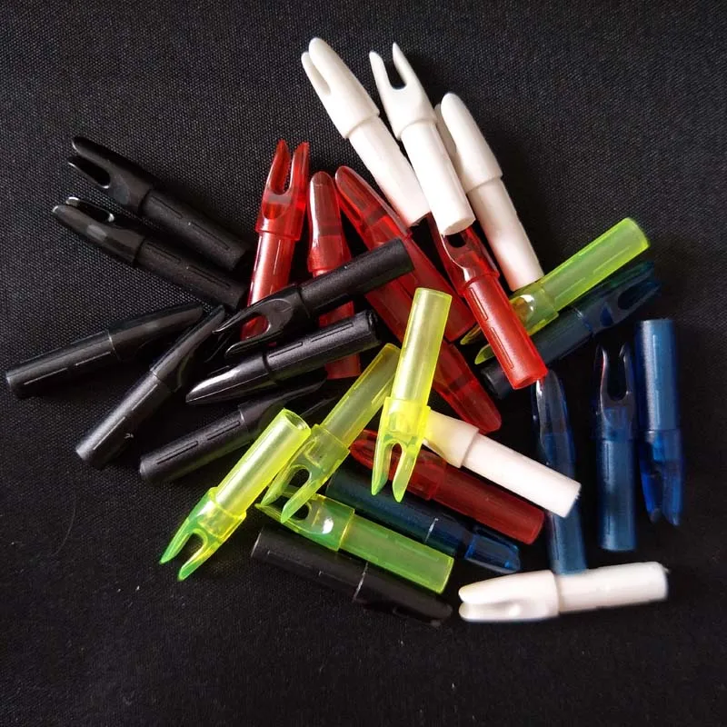 de Caça Alvo Cauda Da Seta Nock Plástico para 6.2mm