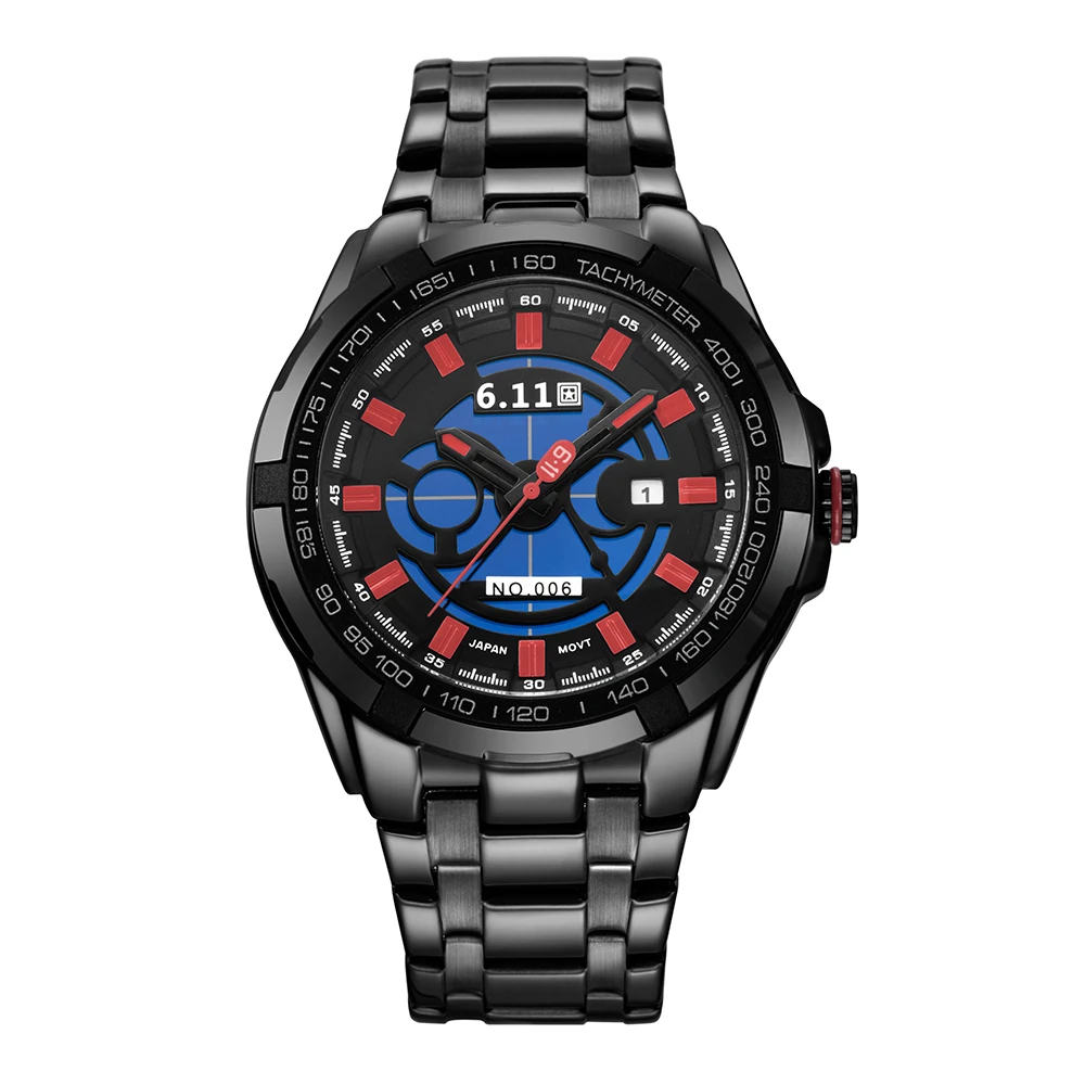 2016 New Brand Fashion Men Solar powered Watch Men's Quartz Hour Date