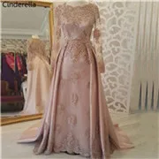 Cinderella V-Neck Sleeveless A-Line Side Slit Floor Length Crystal Beaded Soft Tulle Evening Dresses vestidos de fiesta de noche