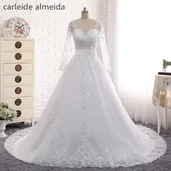 Vestido De Noiva Милая Кружева Аппликации Свадебные платья gelinlik съемный пояс невесты платье 2018 trouwjurken Hochzeit