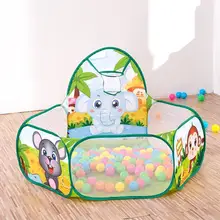 Портативный детский манеж, детский уличный Крытый мяч, бассейн, Игровая палатка, безопасные Складные манежи, игровой бассейн из шариков для детей, подарки