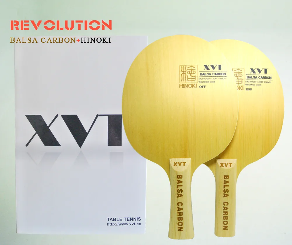 оптовая продажа Xvt Balsa углеродное лезвие хиноки для настольного теннисалезвие для пинг понгалетучая мышь для настольного тенниса легкое лезвие