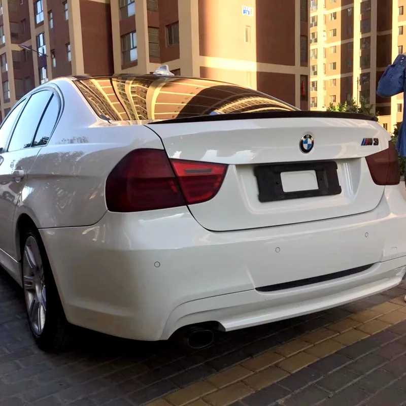 Для 2005 2012 BMW E90 320i 318i 325i 330i спойлер высокого качества ABS Материал заднее крыло