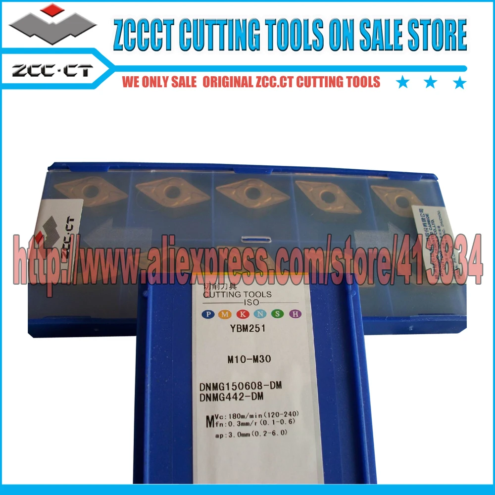 

DNMG150608-DM YBM251 DNMG 150608 DM DNMG 150608-DM DNMG1506 ZCC.CT Cemented Carbide Turning tool part cutting inserts