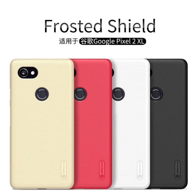 

For Google Pixel 2 case Google Pixel 2 XL Case with Screen protector Nillkin frosted pc hard shell phone cases matte back cover