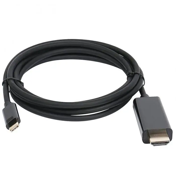 1,8 м Тип usb C 3,1 мужчина к HDMI Женский 4k 1080P Кабель-адаптер для ноутбуков HDTV видео наблюдения передачи оборудования