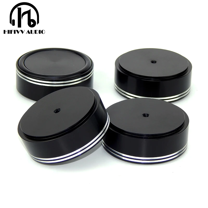 

Hifi amplifier Speaker Feet Machine foot pads 4PCS Diameter 58mm height 22mm for all aluminum Power amplifier