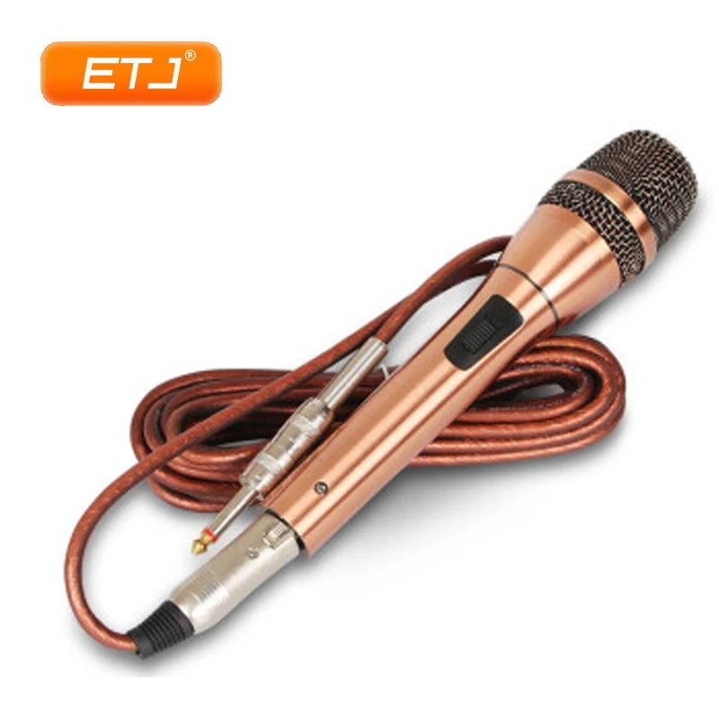 

Excellent Quality Copper Wired 5 Meters Karaoke Microphone Handheld Microphones Dynamic Mic F-28