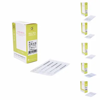 

100 Pcs Acupuncture Needles one Pipe Single with one tube Sterile Acupuncture Needles Disposable Sterile