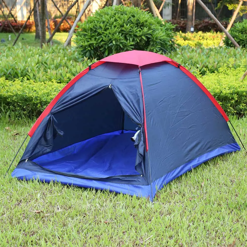 Prix pour Deux Personne Tente de Camping En Plein Air Tente Kit En Fiber De Verre Pôle Résistance À L'eau avec Sac de Transport pour la Randonnée Voyager Prix pour Deux Personne Tente de Camping En Plein Air Tente Kit En Fiber De Verre Pôle Résistance À L'eau avec Sac de Transport pour la Randonnée Voyager