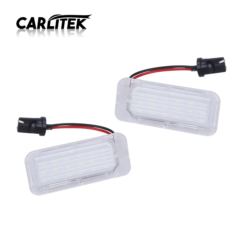 

CARLitek Car Led Canbus License Plate Lights for Ford Focus 5D Fiesta Mondeo MK4 C-Max MK2 S-Max Kuga Galaxy 12V Led Number Lamp