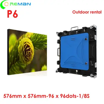

Outdoor lightweight P5 P6 ultra thin led tv panel high brightness P6 led commercial advertising display screen