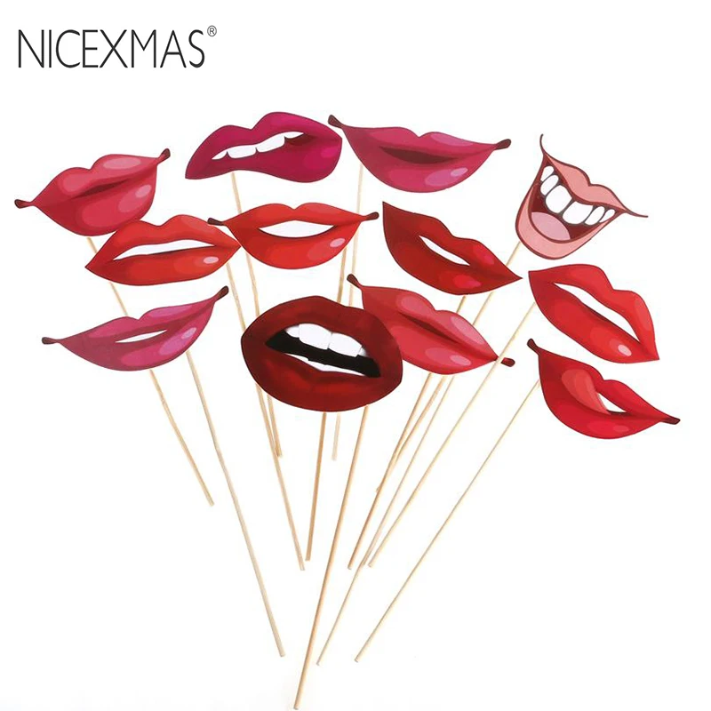 Фотостудия NICEXMAS 12 шт. реквизит для фотосъемки губ аксессуары свадебной