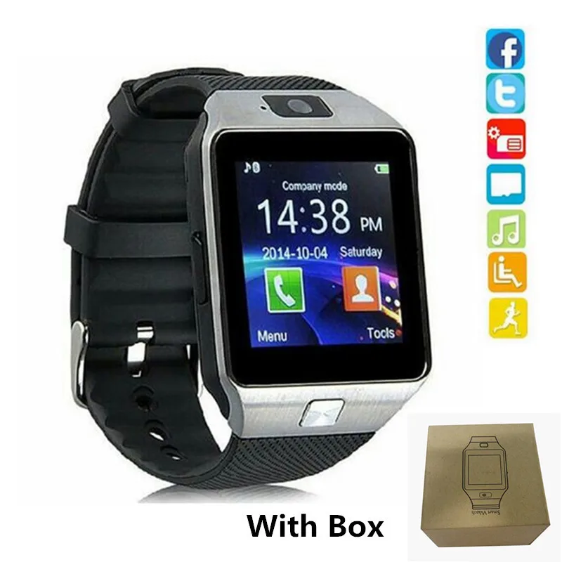 

Smart Watch DZ09 Push Message Wrist Phone Watch Support Camera Music Player SIM TF Card For Android Smartwatch Wearable Devices