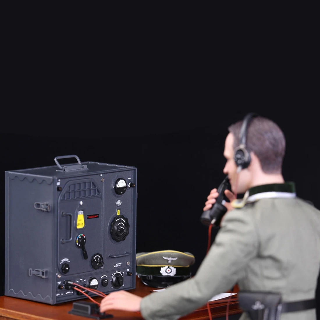 Бесплатная доставка 1/6 весы игровая фигурка военного костюм подвижного Headsculpt Пособия по немецкому языку сообщений центральное радио