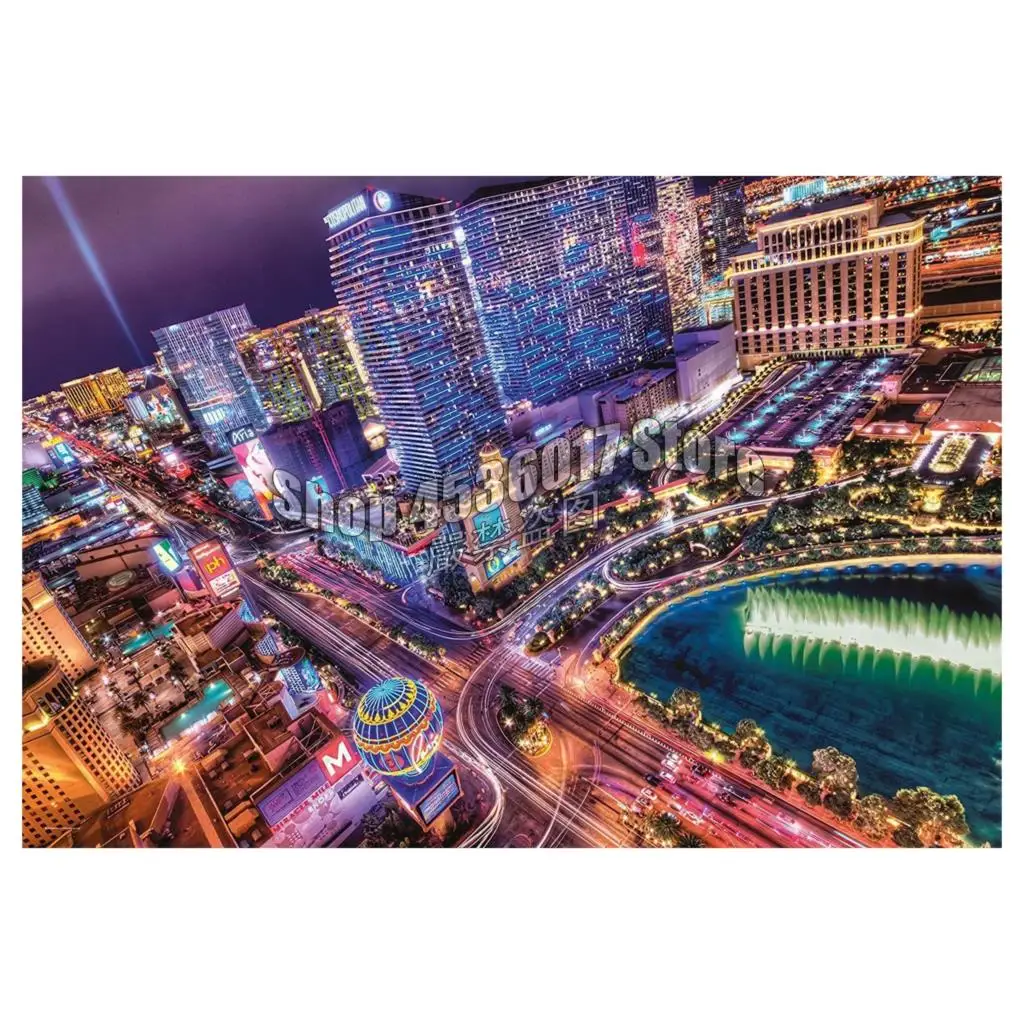 Las Vegas DIY Full Diamond Embroidery 5D Diamond Painting Mosaic Cross