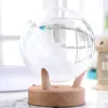Coloré bureau prévision météo cristal bouteille transparent souhaitant boule tempête verre prévision moniteurs avec lumière LED ► Photo 2/6