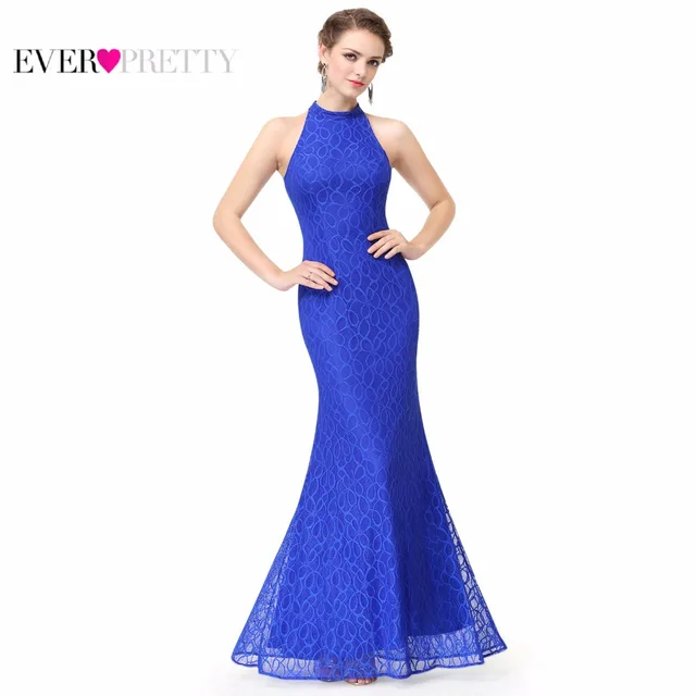 Sapphire Blue Graduation Dresses